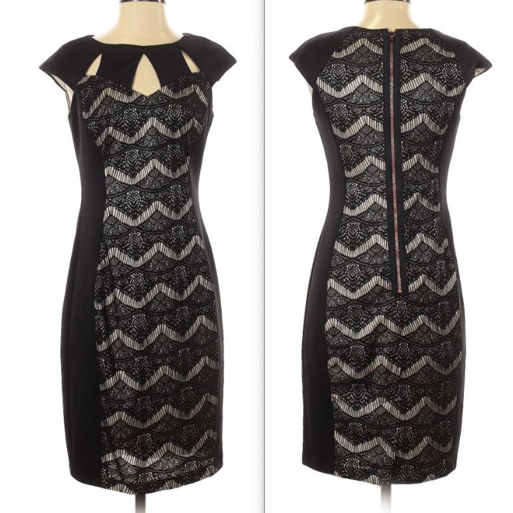 JAX Cutout Cocktail Dress